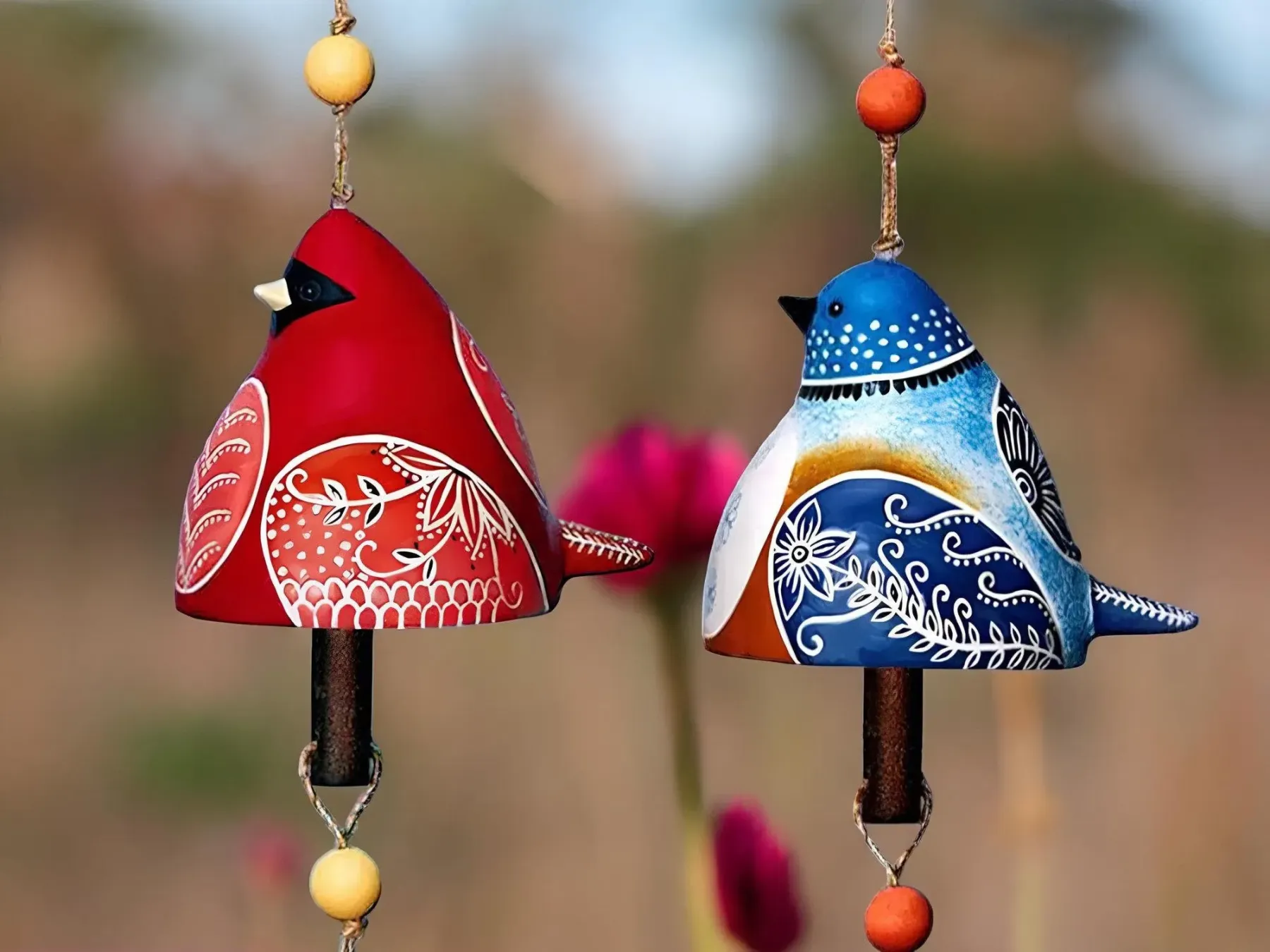 🐦Vintage bird wind chimes