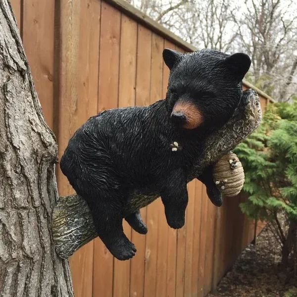 🐝Bee & Bear Cub Napping Out in a Tree🐻