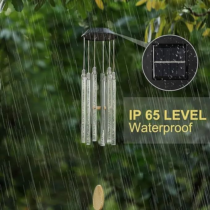 Solar Powered Musical Wind Chimes
