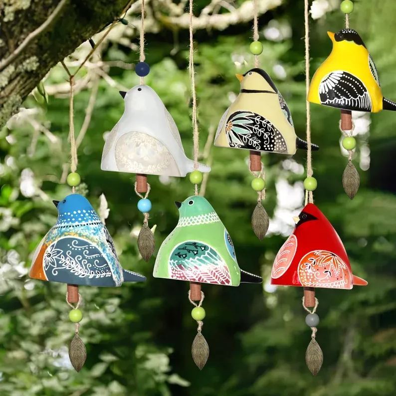 🐦Vintage bird wind chimes