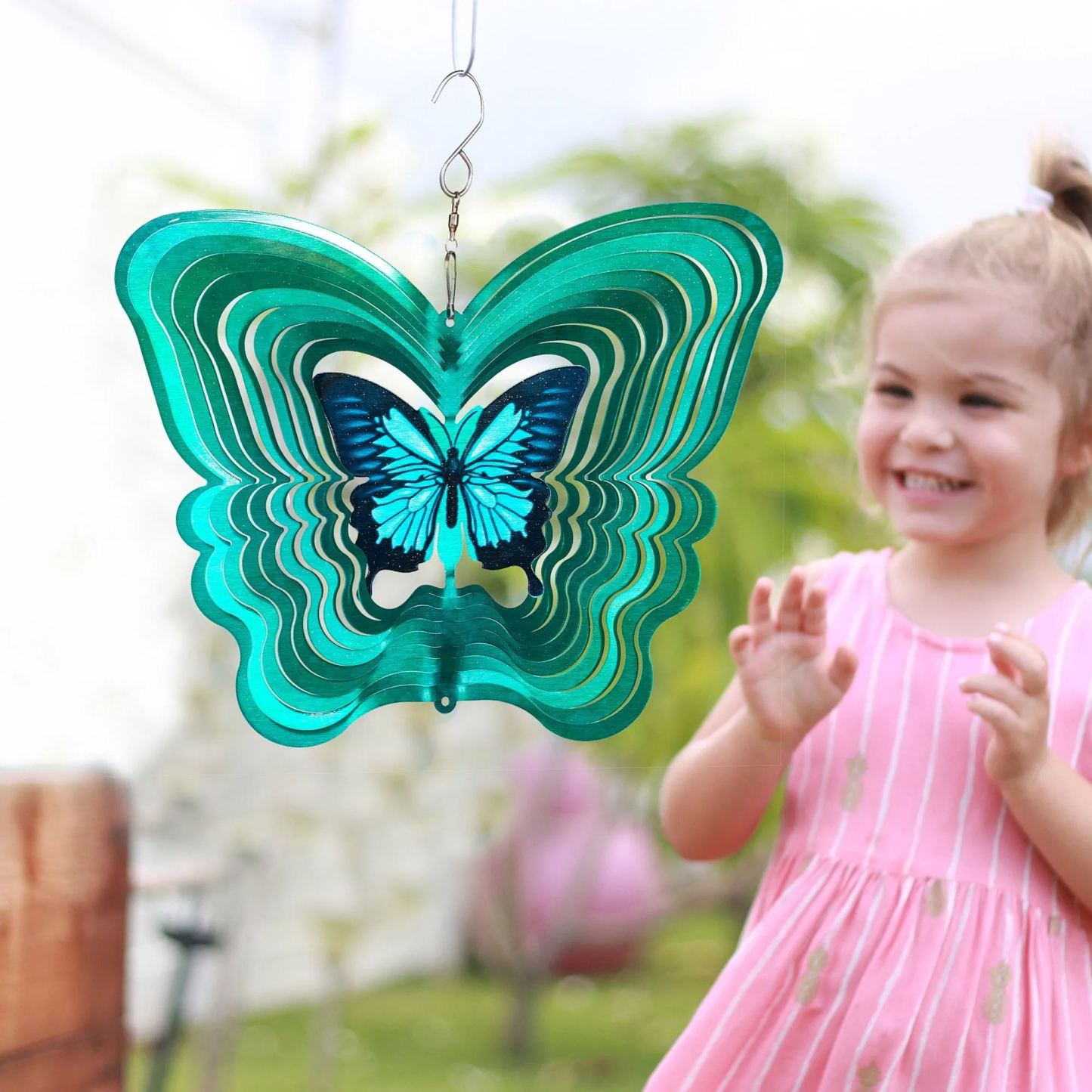 Garden WIND SPINNER, BUTTERFLY Ornament