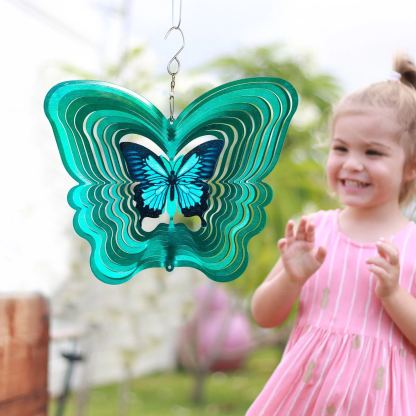 Garden WIND SPINNER, BUTTERFLY Ornament