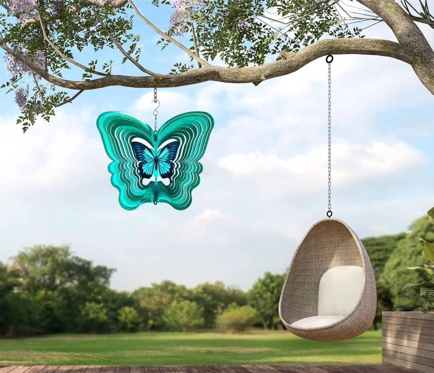 Garden WIND SPINNER, BUTTERFLY Ornament