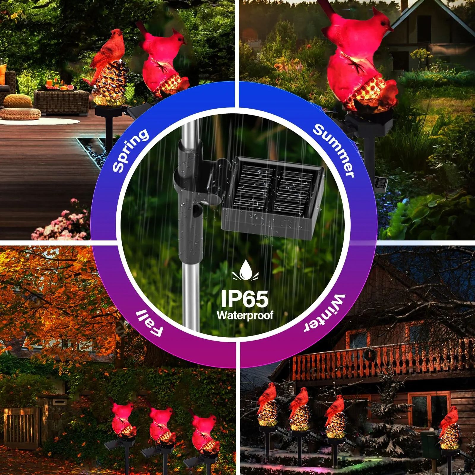 Cardinal Solar Buried Light