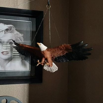 🦅 American Bald Eagle - Hanging Tree Decoration Fierce Bird Statue