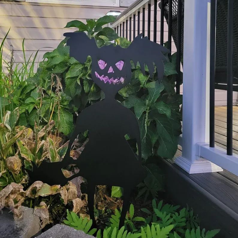 Horrible Little Devil Garden Stake | Metal Art