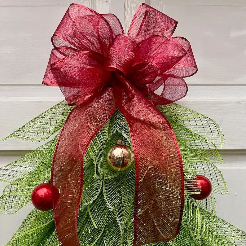  🎄Handmade Christmas Tree Wreath for Front Door