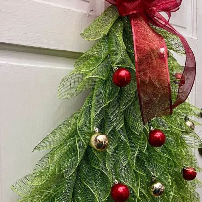  🎄Handmade Christmas Tree Wreath for Front Door