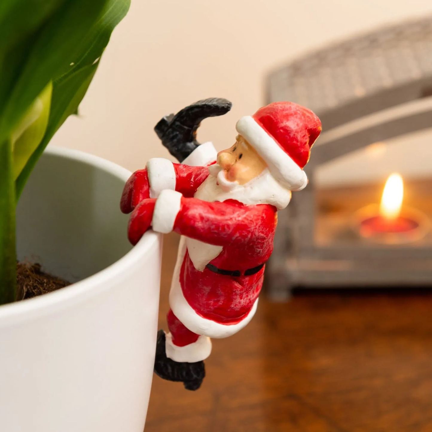 Handmade Christmas Flower Pot Buddy | Hand Painted Art