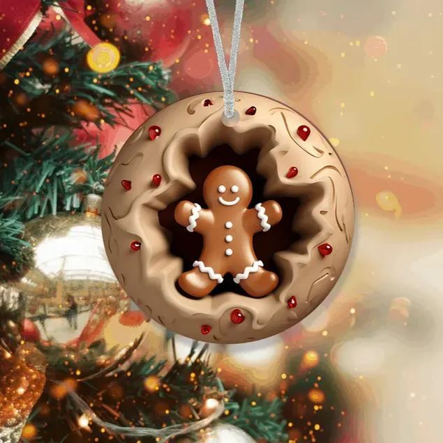 🎄3D Effect Christmas Tree Ornament | Christmas tree decorations | Christmas gifts