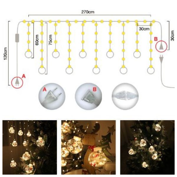🎄50% reducere🎅 - Glowing LED de Crăciun
