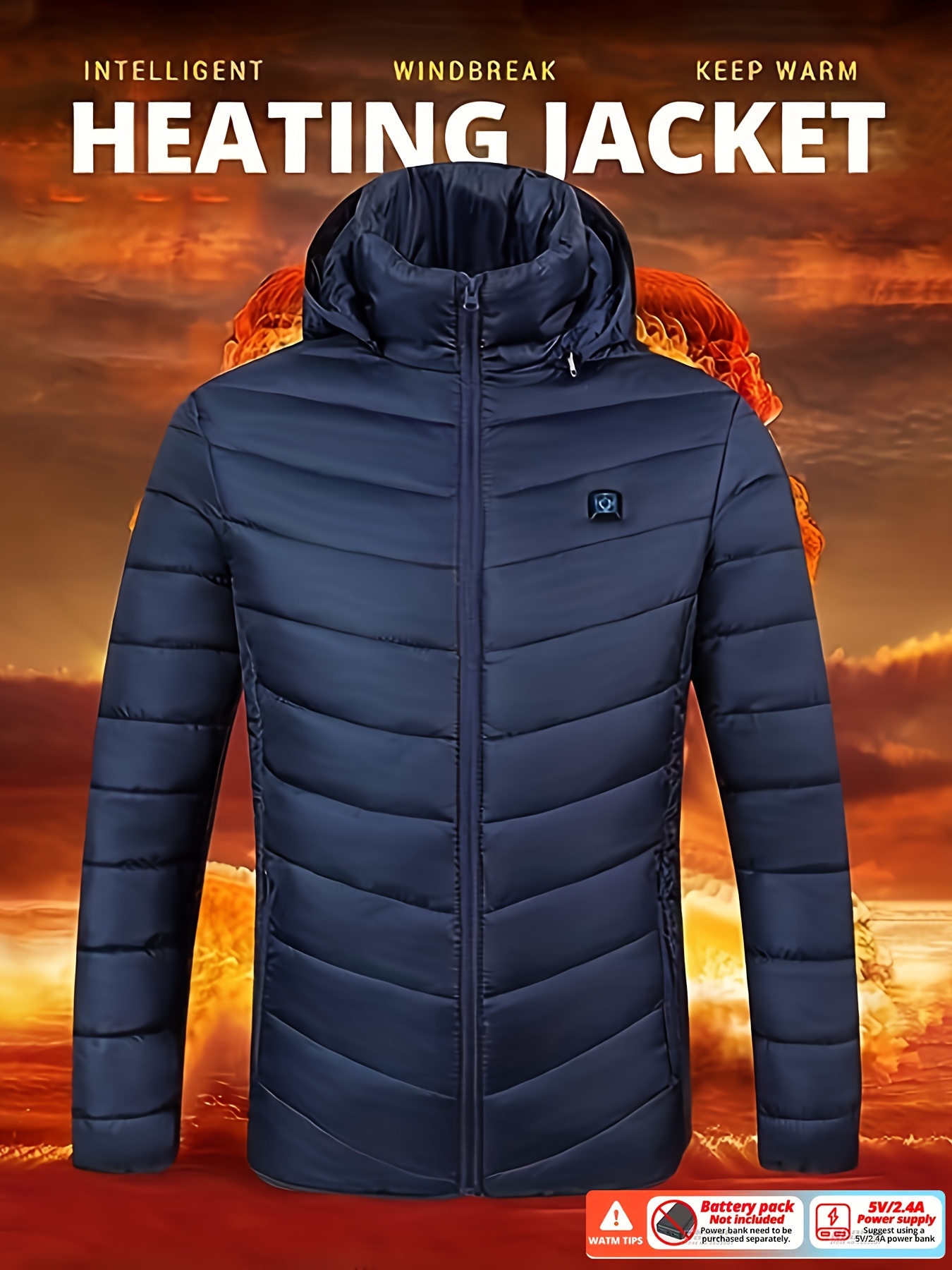 Lightweight warm cotton jacket, casual zipper lightweight jacket for autumn and winter