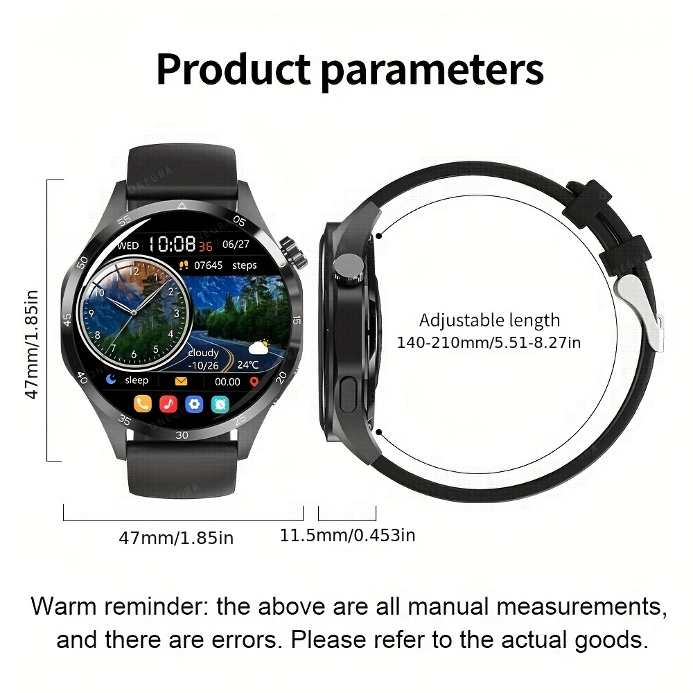 ONEGRA Nuovo orologio intelligente GT4 Pro da uomo