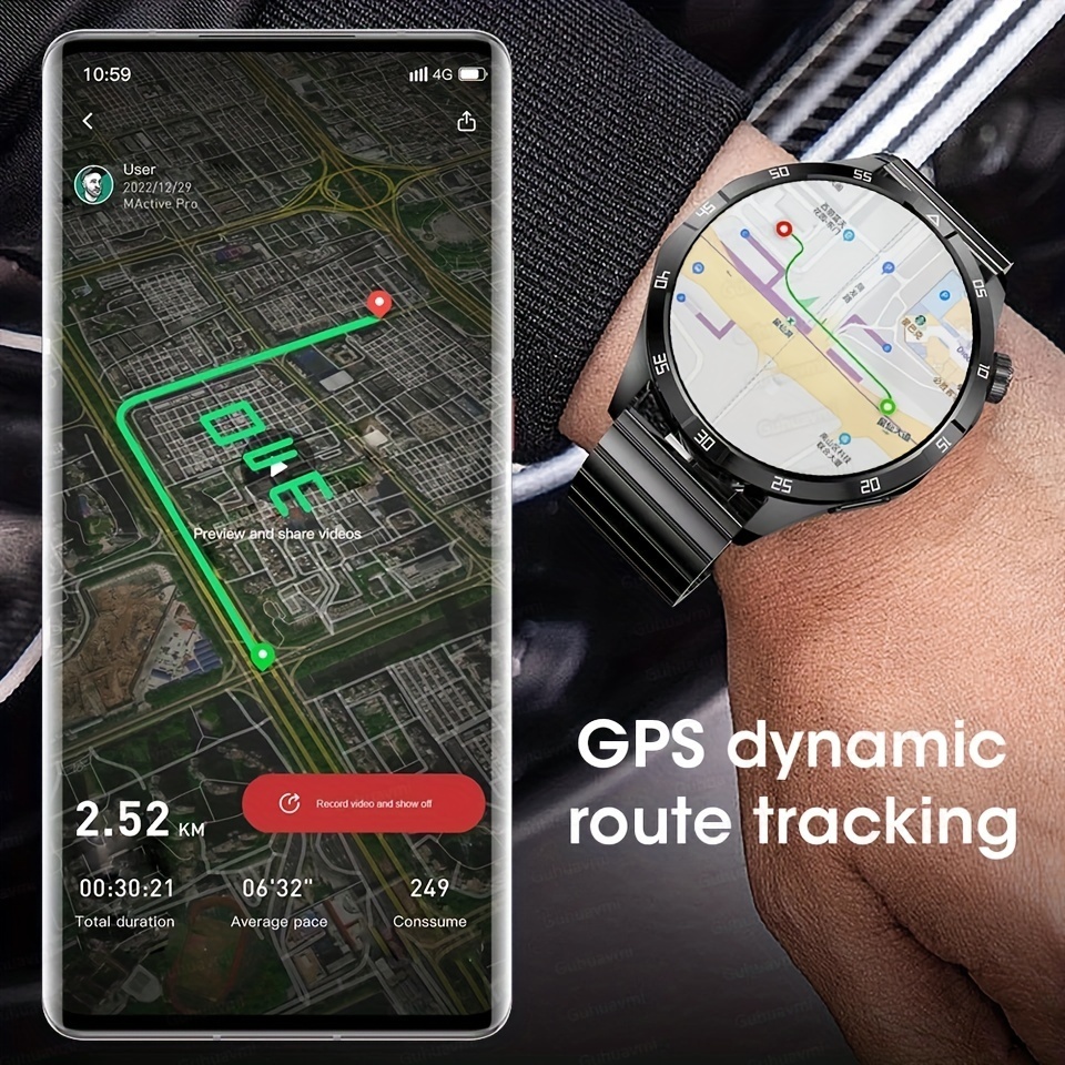 ONEGRA Nuovo orologio intelligente GT4 Pro da uomo