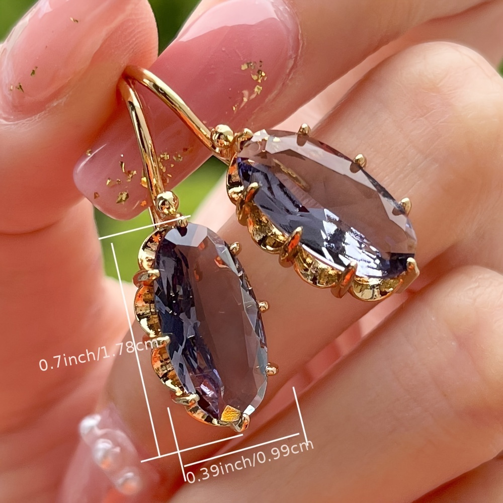 🎁 48% sleva na všechny produkty !✨ 18K oválné elegantní náušnice 💎