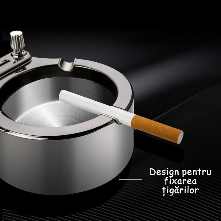 💥Scrumieră metalică retro pentru zece mii de chibrituri brichetă🔥