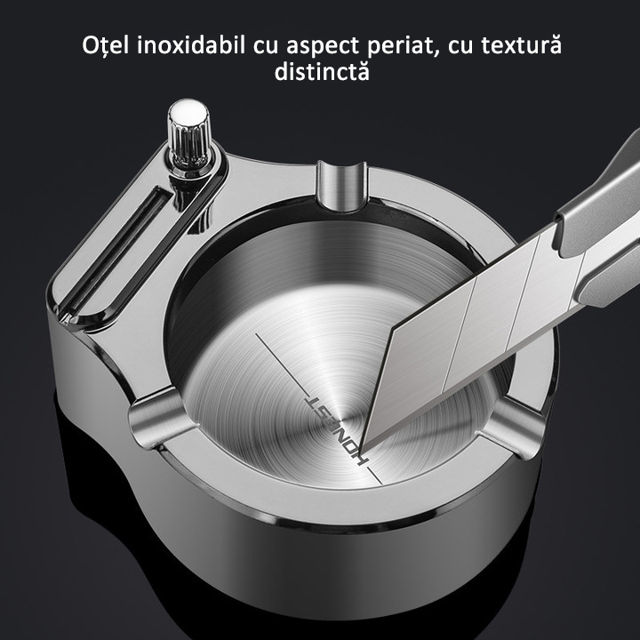 💥Scrumieră metalică retro pentru zece mii de chibrituri brichetă🔥