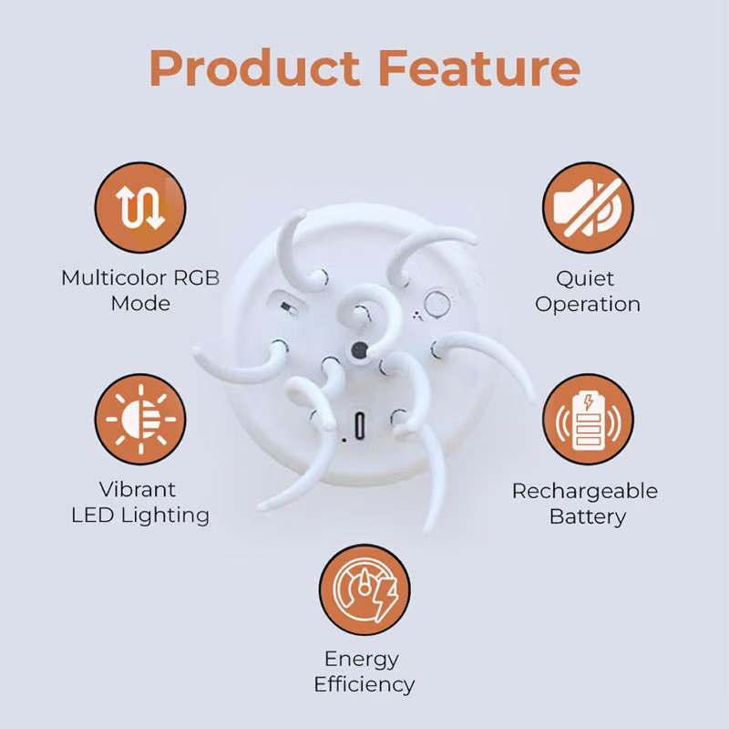 LED gradiens úszómedúza környezeti fény éjszakai lámpa