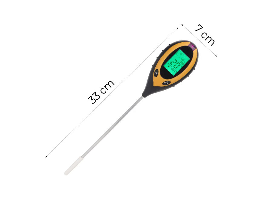 Aparat Digital de Analiza a Solului 4 in 1, pH, Umiditate, Luminozitate, Temperatura