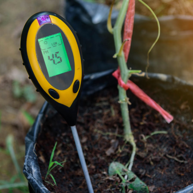 Aparat Digital de Analiza a Solului 4 in 1, pH, Umiditate, Luminozitate, Temperatura