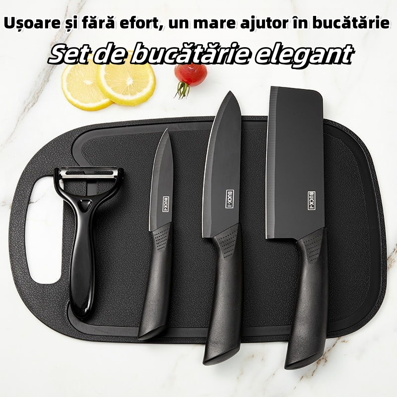  Set de cuțite de bucătărie din oțel inoxidabil de uz casnic