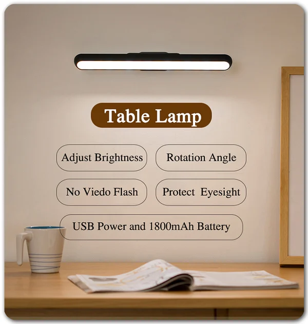 Lampă tactilă magnetică reîncărcabilă cu durată lungă de viață a bateriei