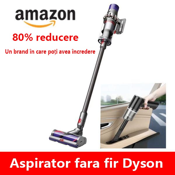 Aspirator fără fir Dyson importat, garanție globală de 3 ani