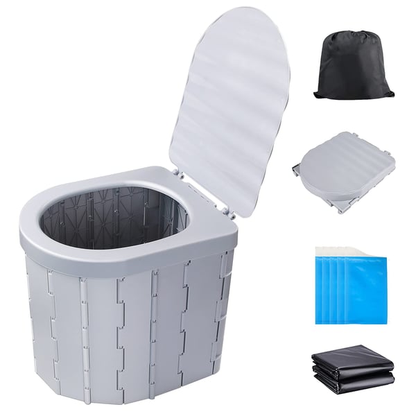 🚽Toaletă pliabilă mobilă convenabilă