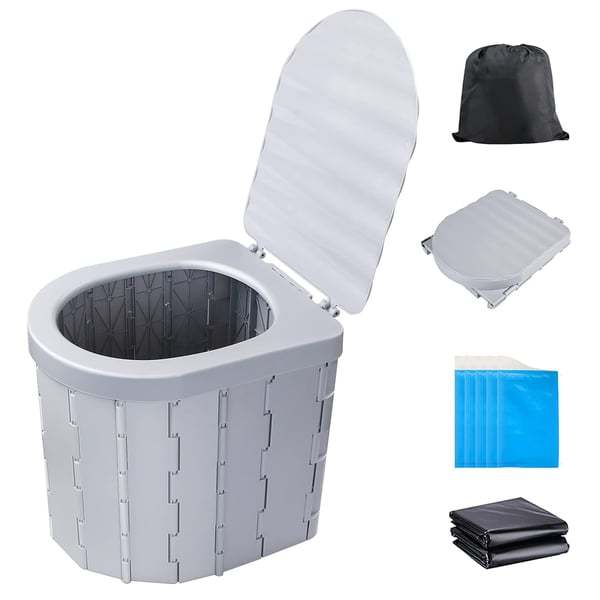 🚽Toaletă pliabilă mobilă convenabilă