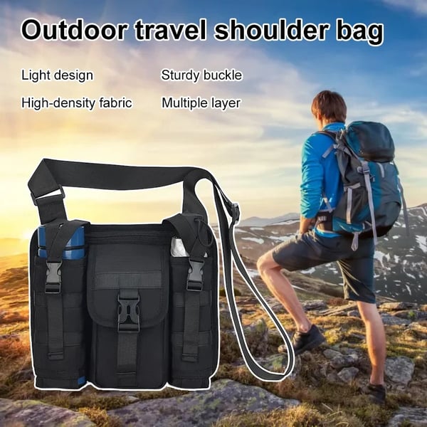 🏕🚶🏻‍♂️În aer liber de vârstă mijlocie și vârstnici sac de călătorie în aer liber
