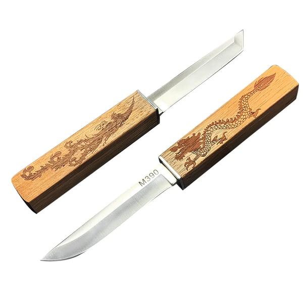 🐉Handmade Portable 2 In 1 Dragon and Phoenix Double Blades🐉🗡
