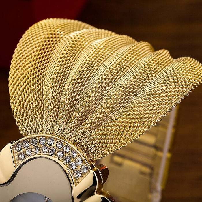 🦋Ceas de aur elegant cu fluture