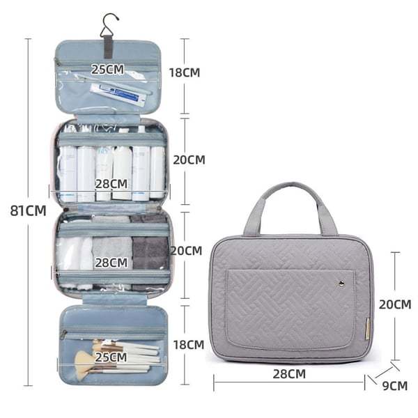 👍Perfect For Traveling🔥 - Toiletry Bag For Women With Hanging Hook