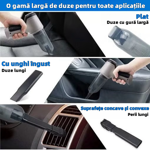 Aspirator auto portabil fără fir