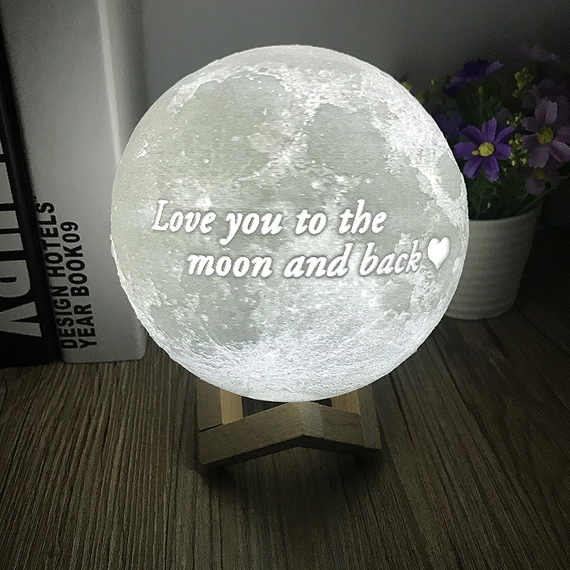 🔮Lampă 3D Photo Moon personalizată