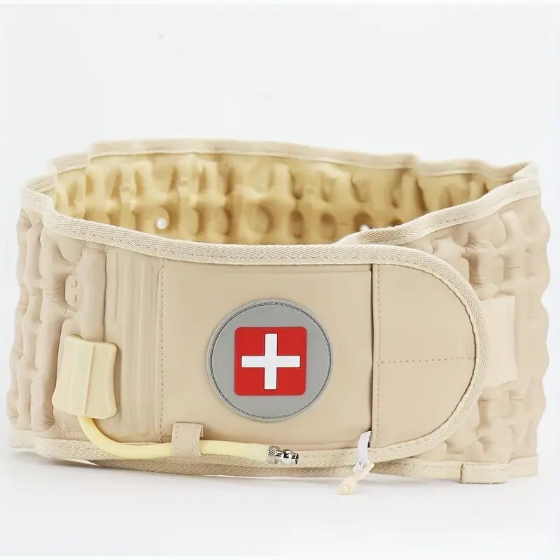 👴Centura gonflabilă pentru talie Centura de tracțiune lombară Centura de fixare lombară pentru hernie de disc lombară Centura de tracțiune pentru talie Suport universal pentru talie Sport