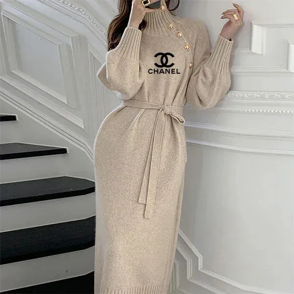 Chanel® 2024 nou pulover cu gât lung și lung, toamnă iarnă