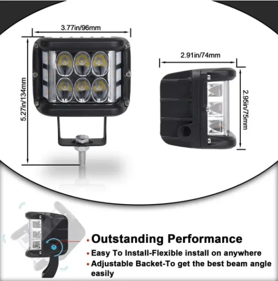 ⏰Last Day Promotion 50% OFF - Car Dual Sides LED Dual Color Light