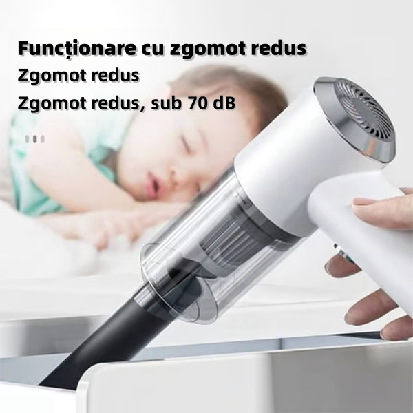 Aspirator auto portabil fără fir