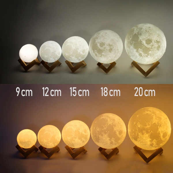 🔮Lampă 3D Photo Moon personalizată