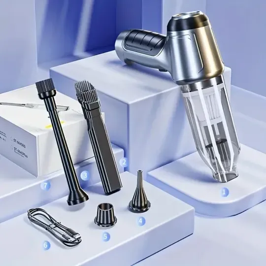 【Aspirator auto fără fir】🚗Încărcare USB, design portabil