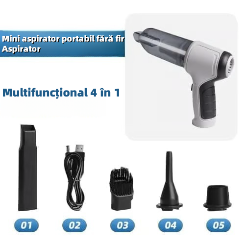 Aspirator auto portabil fără fir