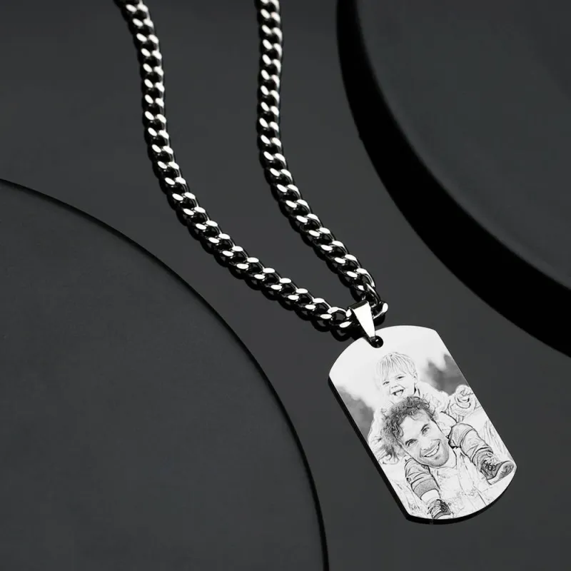 Colier Gravat Colier Foto Personalizat