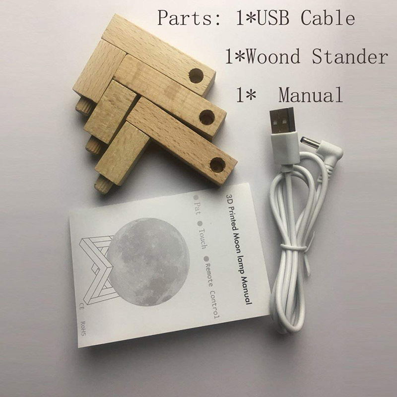 🔮Lampă 3D Photo Moon personalizată
