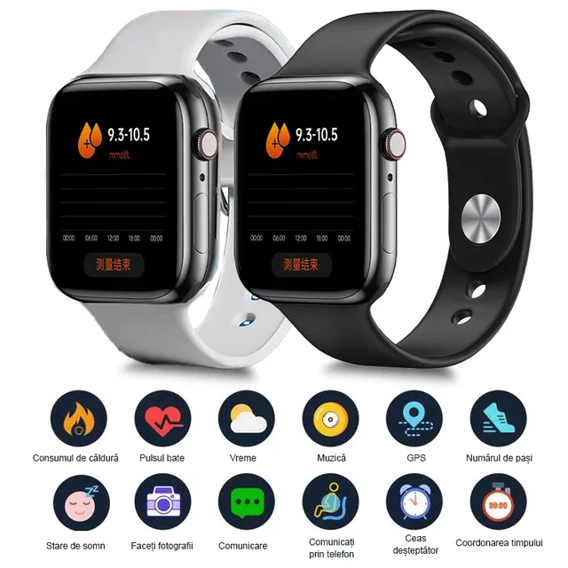 Ceas inteligent non-invaziv pentru monitorizarea glicemiei