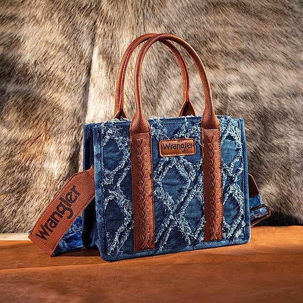 👜Colecția de tocuri de pânză Wrangler Southwestern cu imprimare dublă
