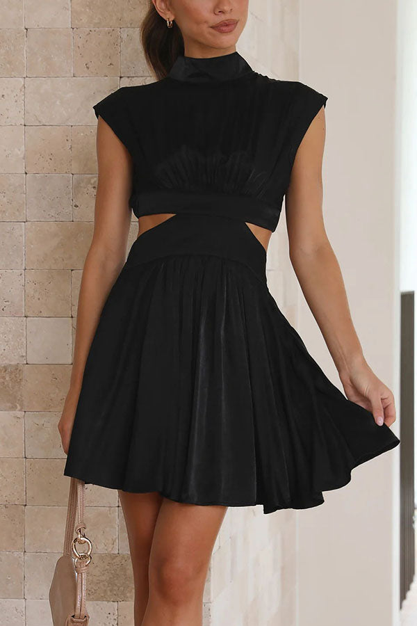 Cea mai bună parte a zilei Cutout talie de vacanță mini rochie de vacanță Mini Dress