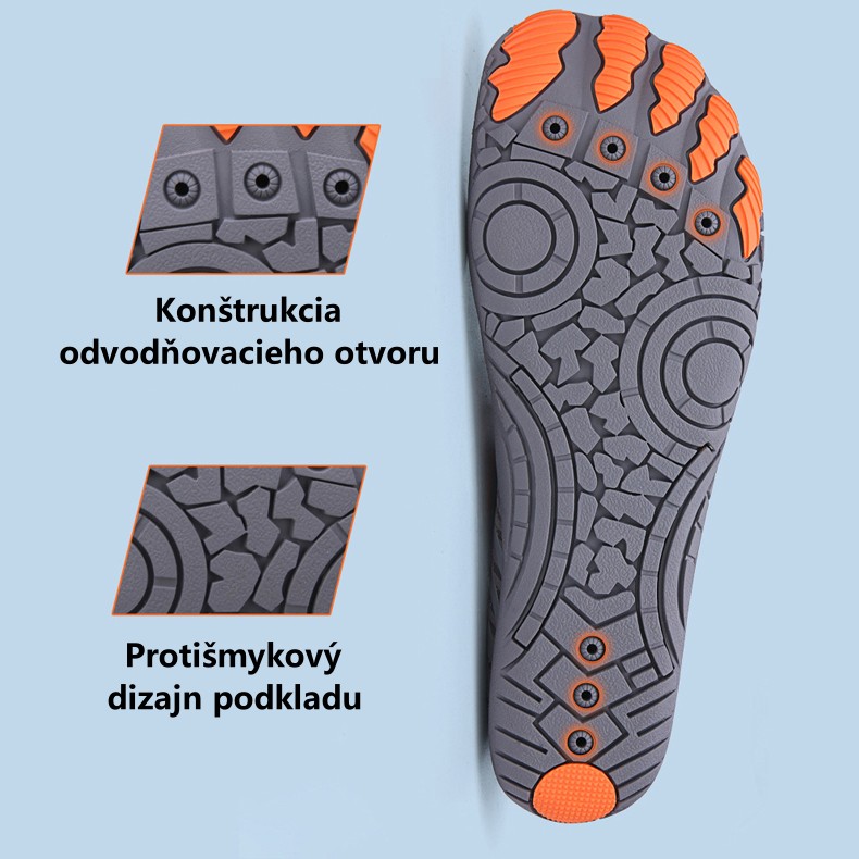 Vonkajšia rýchloschnúca obuv do vody