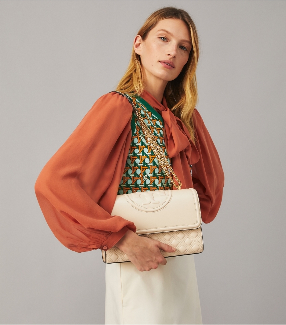 ✨TORYG BURCH👜GEANT DE UMĂR FLEMING 2 DIRECȚI
