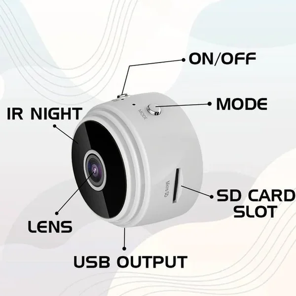 🔥Reducere de ultima zi cu 49% - Mini cameră de securitate magnetică fără fir HD 1080p